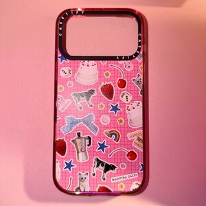 Casetify Pink Martina Calvi iPhone 17 pro max MagSafe Case